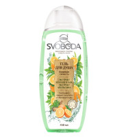 Гель для душа бодрящая свежесть флакон 430мл Свобода