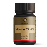 Tetralab Витамин Д3+К2 таблетки 165мг №60