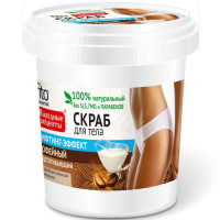 Фитокосметик Народные рецепты скраб для тела кофейный омолаживающий 155мл