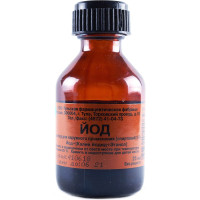 Йод раствор для наружного применения спиртовой 5% 25мл