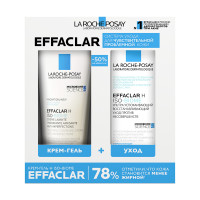 La Roche Posay (Ля Рош-Позе) Эфаклар Набор (H Iso-Biome крем-гель очищающий 200мл + уход против несовершенств 40мл)