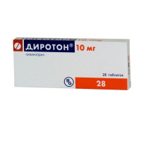 Диротон таблетки 10мг N28