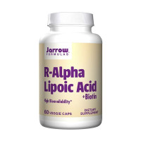 Jarrow Formulas R-Альфа-Липоевая кислота + биотин вегетарианские капсулы 385мг №60