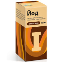 Йод Renewal раствор для наружного применения спиртовой 5% 10мл с лопаткой
