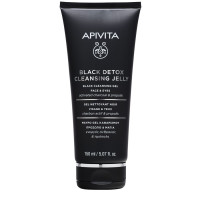 Apivita Black Detox Гель для лица и глаз очищающий 150мл