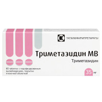 Триметазидин МВ таблетки модифицируемые высв п/о 35мг N60 Татхимфармпрепараты