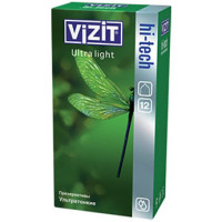 Визит Презервативы VIZIT №12 Hi-tech Ultra light (ультратонкие)