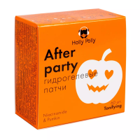 Holly Polly Патчи гидрогелевые After Party с Ниацинамидом и экстрактом Тыквы 60шт Против темных кругов