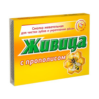 Живица Смолка жевательная из смолы лиственницы N5 с прополисом