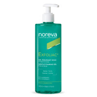 Noreva Эксфолиак Мягкий очищающий гель для лица и тела 400мл помпа