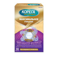 Корега Максимальное очищение для зубных протезов таблетки N36