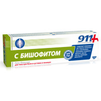 911 гель-бальзам с бишофитом при болях в суставах и мышцах 100мл N1 туба