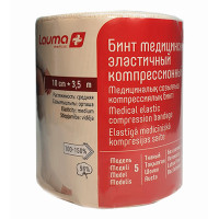 Бинт эластичный компрессионный LAUMA модель 5 средней растяжимости 10смх3,5м