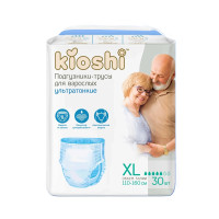 Kioshi Трусы-подгузники для взрослых бумажные ультратонкие XL N30