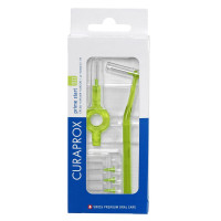 Curaprox Набор Prime Start: Ершик межзубный 1,1 мм CPS011 N5 + держателями UHS409 и UHS470 зеленый