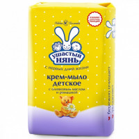 Ушастый нянь Крем-мыло детское с оливковым маслом и экстрактом ромашки 90 г