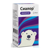 Сиалор протаргол капли 2% 10мл (таблетка+растворитель)