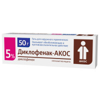 Диклофенак-АКОС гель наружн применения 5% 50г Синтез