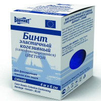 Бинт когезивный Вариант самофиксирующийся 4мх6см синий 1шт