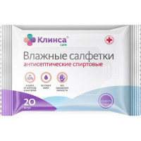 Клинса салфетки влажные антисептические N20