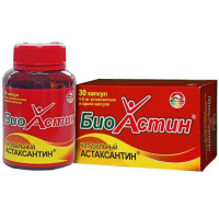 Биоастин Натуральный Астаксантин капсулы 500мг N30