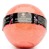 Fabrik cosmetology Шарик бурлящий для ванны с ароматом ягодного мороженного Ice Cream Bomb 120г