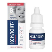 Ксилокт-СОЛОфарм капли назальные 0,05% 10мл
