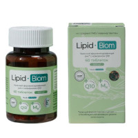 Липид-Биом Красный ферментированный рис c коэнзимом Q10 800мг таблетки N60