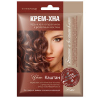 Фитокосметик Крем-хна с репейным маслом каштан 50мл