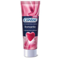 CONTEX Plus Гель-смазка Romantic с ароматом клубники 30мл