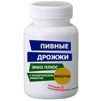 Дрожжи пивные Экко плюс таблетки красотка 450мг N150