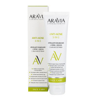 Aravia Laboratories Крем для умывания + скраб + маска с AHA-кислотами / Anti-Acne 3-in-1 100мл