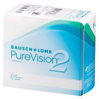 Линзы контактные Bausch & Lomb pure vision 2 (BALAFILCON A) N6 /-2,50