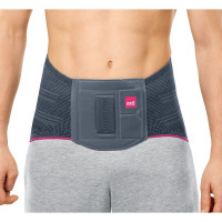 Medi Бандаж поясничный LUMBAMED BASIC мужской  с ребрами жесткости серый, р.4 664-IV