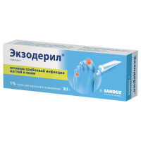 Экзодерил крем д/наружн применения 1% 30г N1 туба