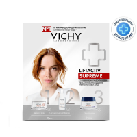 Vichy Лифтактив Супрем набор крем дневной 50мл + крем ночной 15мл + флюид 3мл