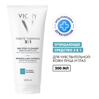 Vichy (Виши) Пюрте Термаль Интеграль демакияж 3-в-1 Универсальное средство для снятия макияжа 200 мл