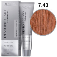 Revlon Краска для волос Revlonissimo Colorsmetique Медные оттенки 7.43 Блондин медно-золотистый 60мл