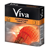 Viva Презервативы ребристые №3