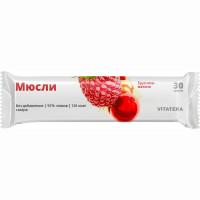 Vitateka батончик мюсли бруснично-малиновый 30 г