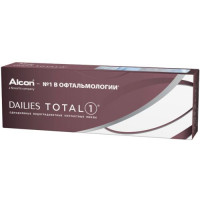 Линзы контактные ALCON DAILIES TOTAL однодневные водоградиентные -0,50 N30