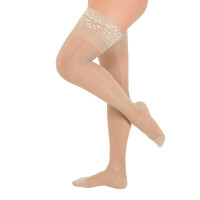 Venoteks Чулки компрессионные Trend с ажурной резинкой арт. 2C205 S удлиненные, бежевый