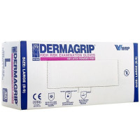 Перчатки смотровые нестерильные Dermagrip High Risk неопудренные р.L N50