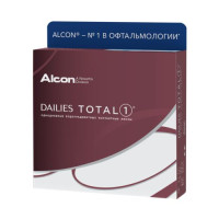 Линзы контактные ALCON DAILIES TOTAL однодневные водоградиентные -1,25 N90