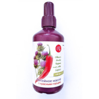 Масло Репейное с красным перцем 100мл Натуральные масла