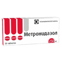 Метронидазол таблетки 250мг N20 Татхимфармпрепараты