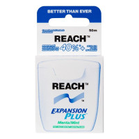 Reach Зубная нить пропитанная воском с мятным вкусом 50м