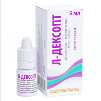 Л-Дексопт капли глазные 1мг/мл+5мг/мл 5мл