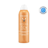 Виши Капиталь Солей Солнцезащитный спрей-вуаль увлажняющий SPF50 200 мл