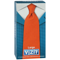 Визит Презервативы VIZIT Large Увеличенного размера 12 шт.